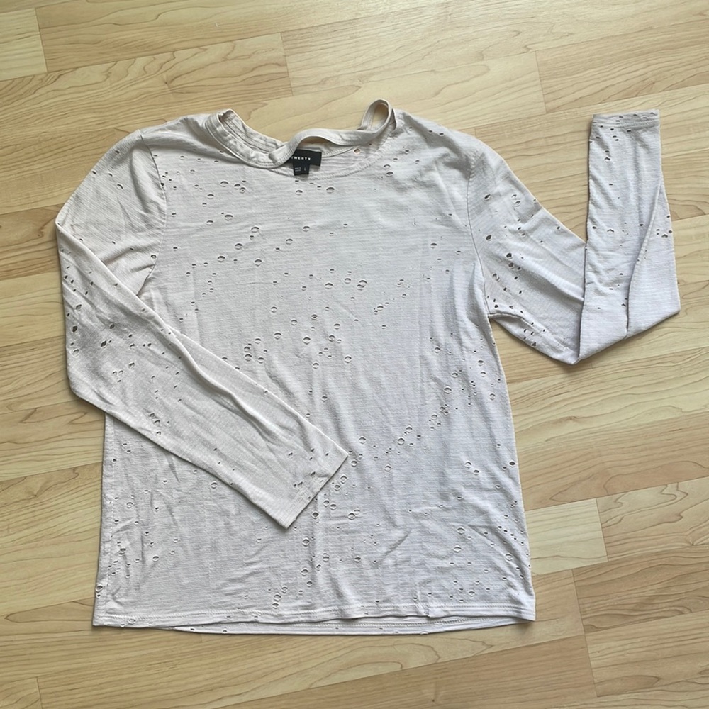Twenty Waverly Perforated Tee